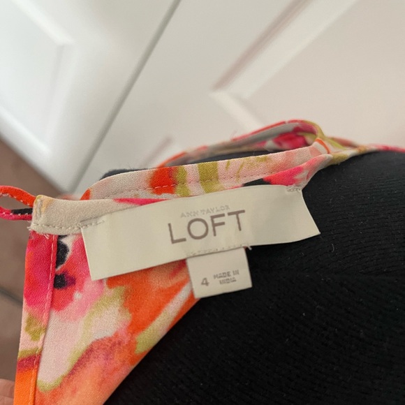 Loft Floral Mini Dress - NWOT - Picture 3 of 3